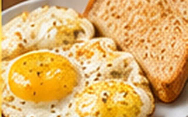 Illustrative eggs and toast from the previous meal-plan artwork