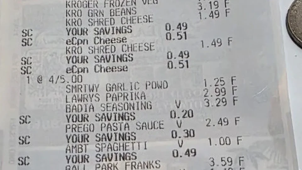 Redacted receipt used as paperwork inspiration
